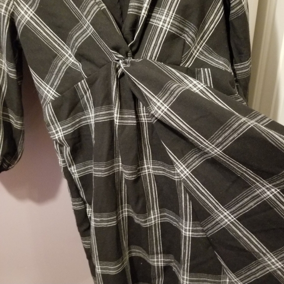 Free People Miss Molly Plaid Mini Dress - Picture 5 of 6